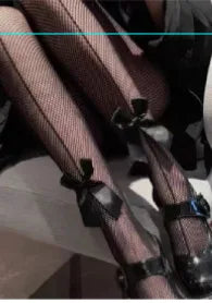 Sexy Blue Butterfly Net Stockings Women's Long Tube Socks Invisible Sweat Absorbent Polka Dot Design Pure Desire Stockings.