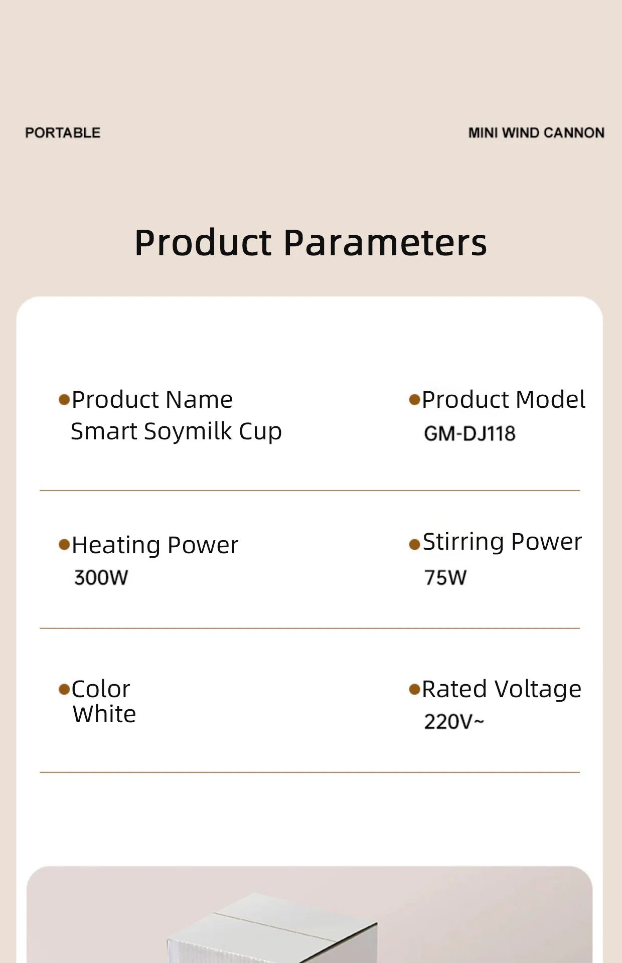 350ML Soybean Milk Machine Automatic Intelligent Food Blender Electric Fruit Juicer Water Boiling Kettle Rice Paste Maker 220v