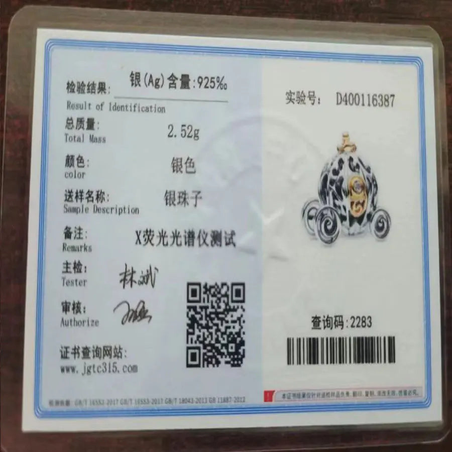 100% 925 sterling silver Disney 100th anniversary charm beads suitable for original DlY bracelet, women's fashion gift.