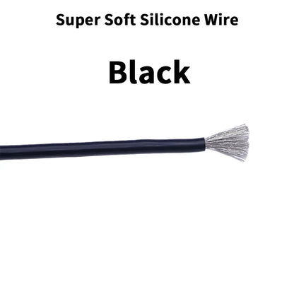 Soft Silicone Cable Auto Car Battery Automotive Wiring 30 28 26 22 20 18 16 14 12 8AWG Heat-resistant Electrical Wire Red Black.