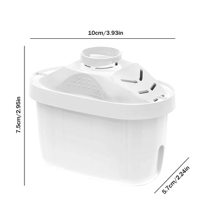 1-10PCS Water Filter Cartridge for Maxtra Reducing Limescale Chlorine Impuritie Purify Kettle Activate Carbon Water Filter