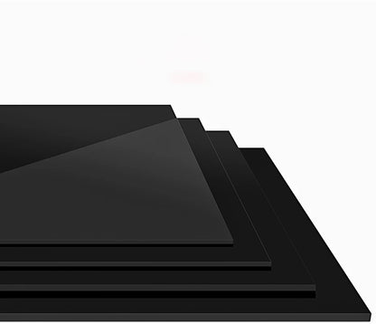 2mm 3mm 4mm 5mm Thick Acrylic Board Glossy Semi Transparent Black Organic Plastic Board Organic Glass Polymethyl Methacrylate