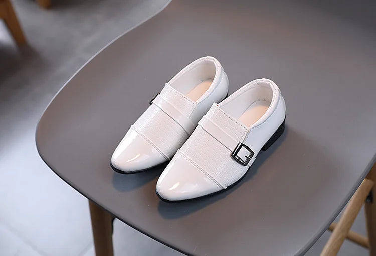 Oxford School Shoes Kids Patent Leather Shoes Girls Boys Toddler Shoes Children Fashion Dress Platform Party Flats Spring Autumn.