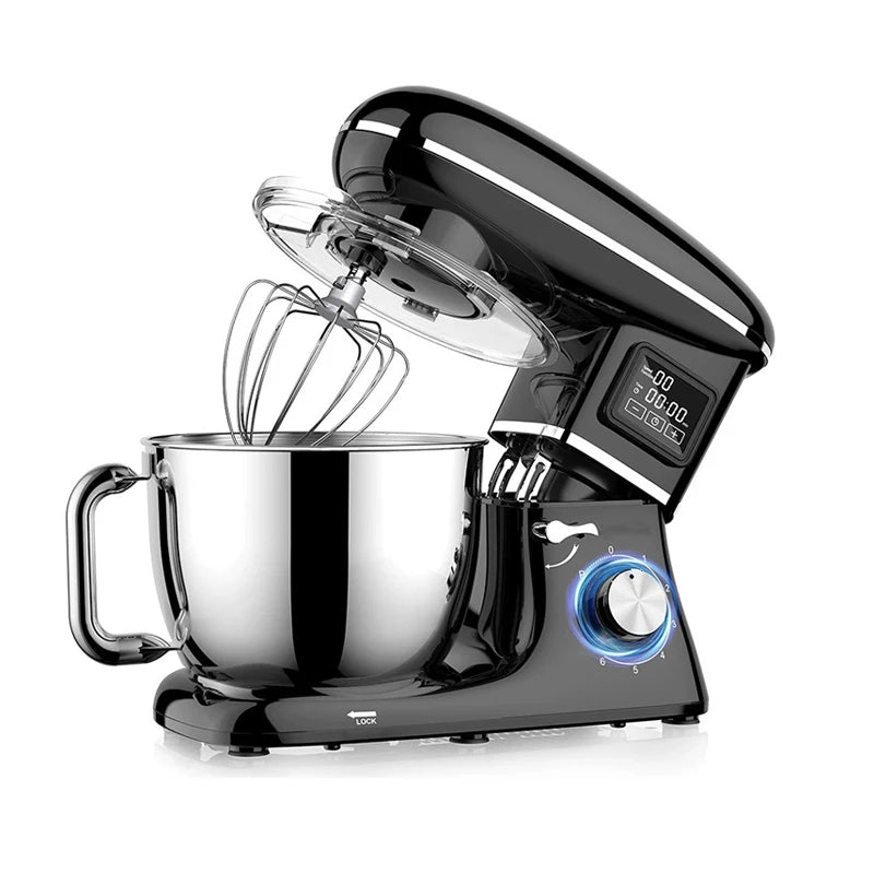 220V Powerful Stand Mixer Electric Blender Household Automatic Timing Hair Noodles Flour-Mixing Machine Commercial stand mixer.