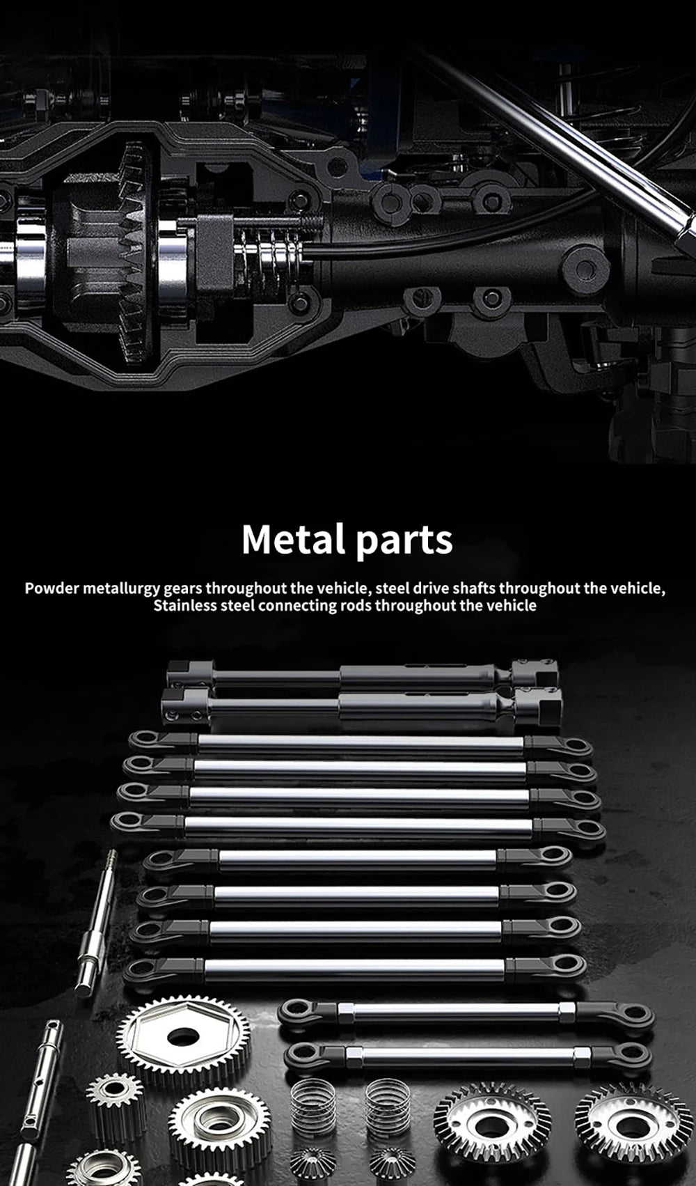 MJX in stock 1:8 Foc Westward H8h Defender Brushless 3s Off-road Differential Lock Remote Control Climbing Model Car Toy Gift.