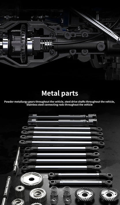 MJX in stock 1:8 Foc Westward H8h Defender Brushless 3s Off-road Differential Lock Remote Control Climbing Model Car Toy Gift.