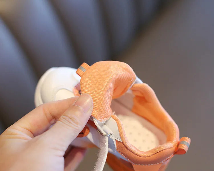 Size 20-31 Children Wear-resistant Casual Sports Shoes Baby Anti-slip Toddler Shoes Girls Boys Kids Soft Bottom Running Sneakers.