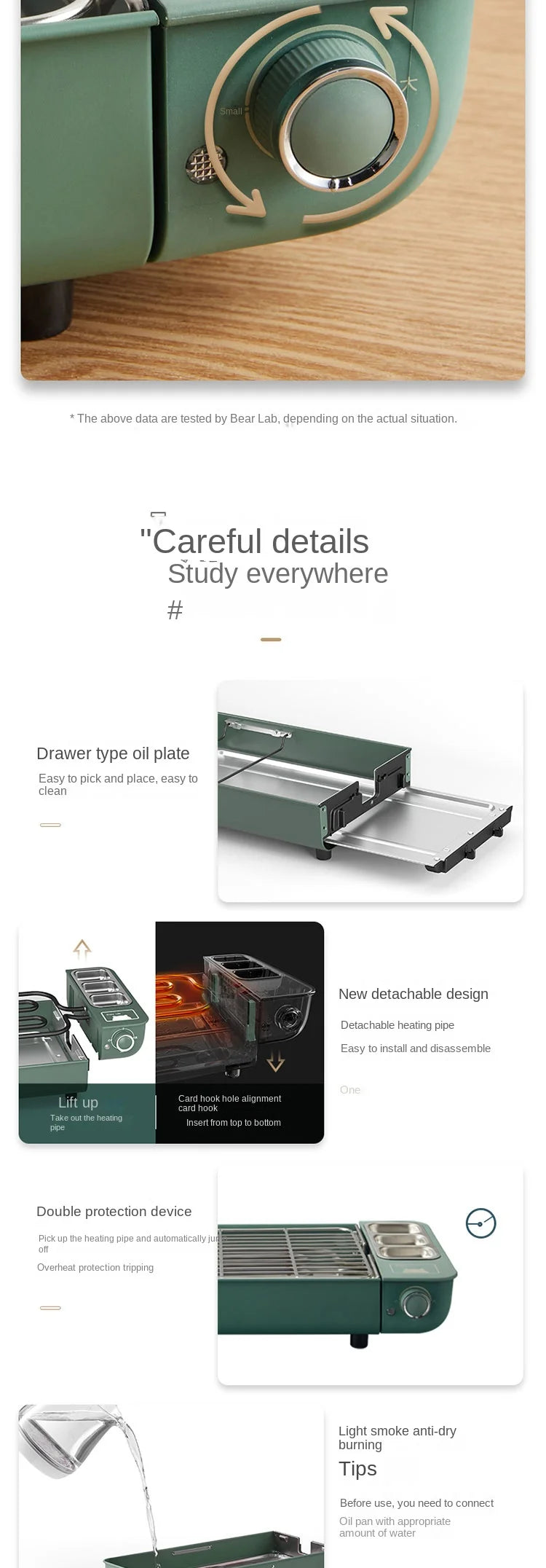 Household 220v Electric Oven Household Self-service Barbecue Oven Barbecue Mutton Kebabs Korean Small Multi- Function Indoor La.