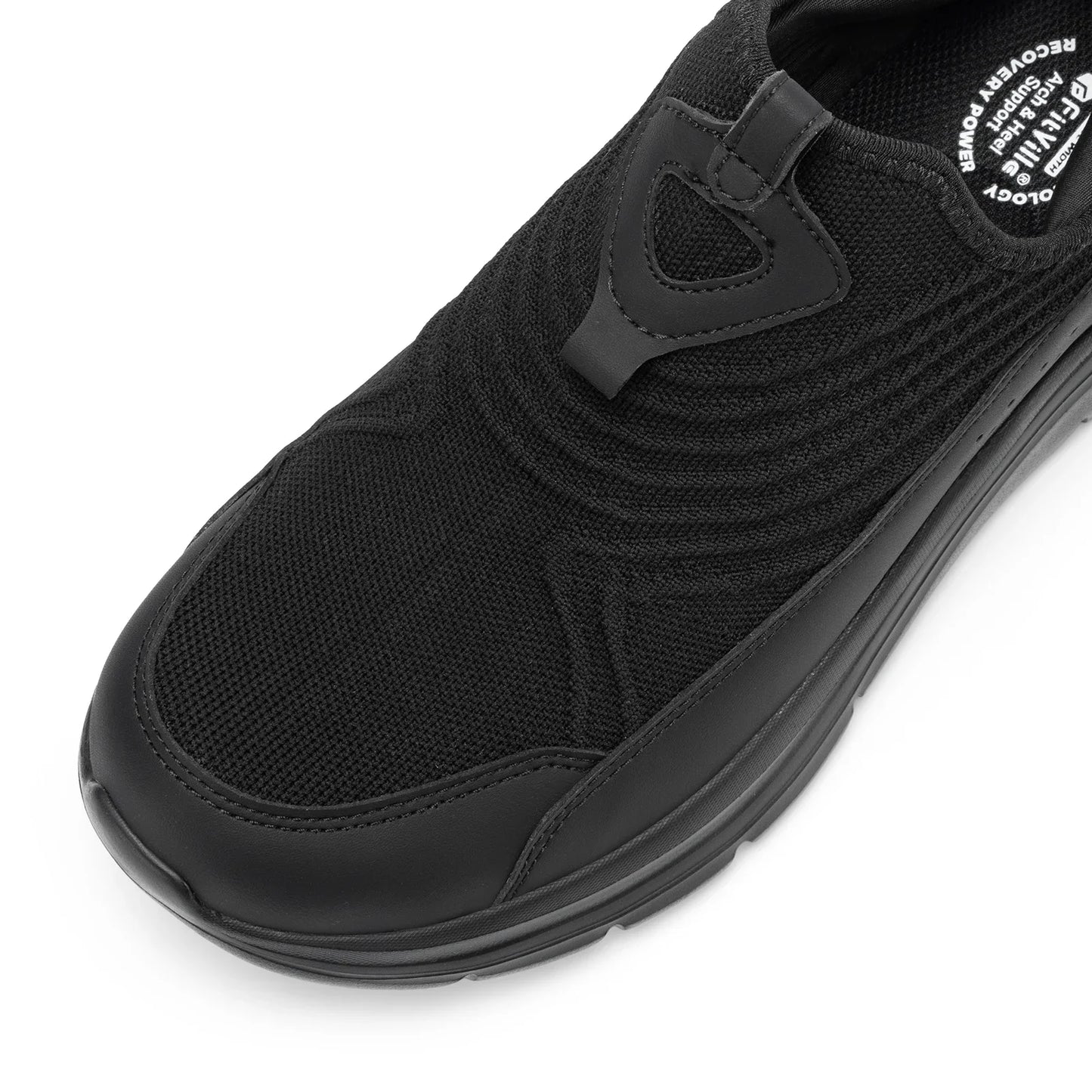 Fitville Wide Men'S Slip-On Running Shoes Lightweight Breathable Outdoor Casual Sports Walking Shoes Sneakers For Swollen Feet.