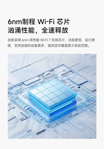 Xiaomi Router BE5000 2.5G Wifi 7 Wiress Router Mesh Group 2.4GHz 5GHz MLO Dual Band Works with Xiaomi mijia mihome App Network.