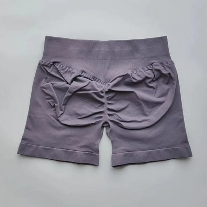 Yoga Shorts Resistance Exercise Shorts Seamless Low Waist Scrunch Bum Gym Shorts Workout Biker Short Stretch Fitness Sportwear