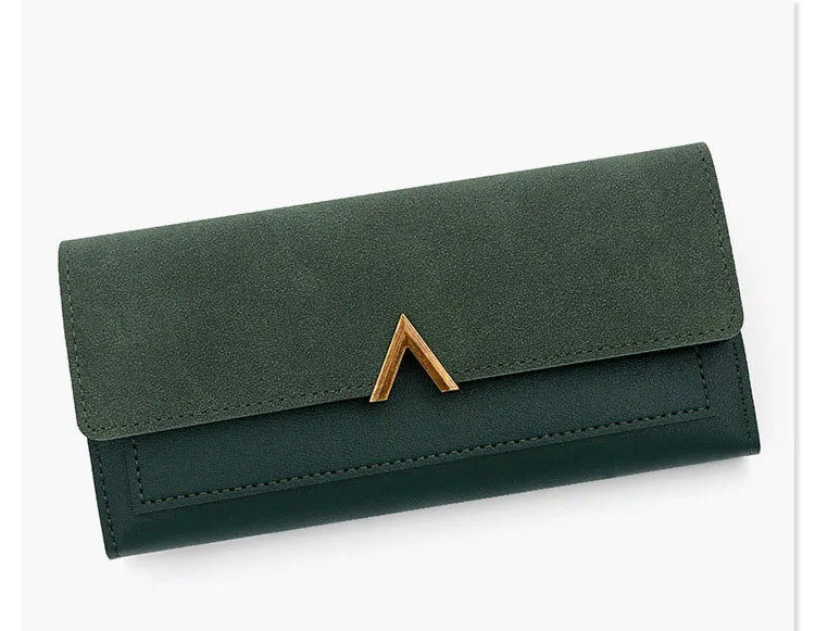 Long Purses For Women Wallet New Fashion Long Coin Purse Card Holder Small Ladies Wallet Female Hasp Mini Clutch billetera bolas.