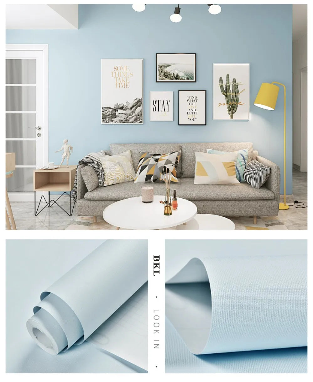 Erweitern 90cm selbst klebende Macaron Tapeten Möbel Schrank Renovierung Aufkleber Schlafzimmer PVC Film DIY Wohnzimmer Wohnkultur