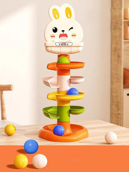 Montessori Rolling Ball Development Game Baby Ball Toy Educational Toys Montessori Activity Stacking Toys For Babies 1 2 3 Years