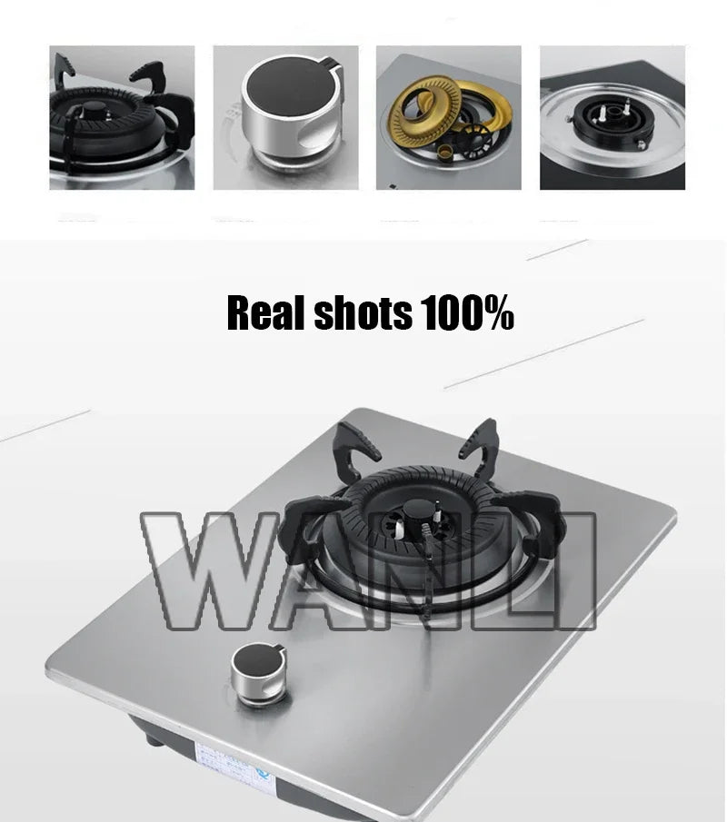 4.0KW Household Single-Burner Gas Stove/Desktop Embedded Dual-Purpose Natural Liquefied Gas Stove /Electronic Pulser.