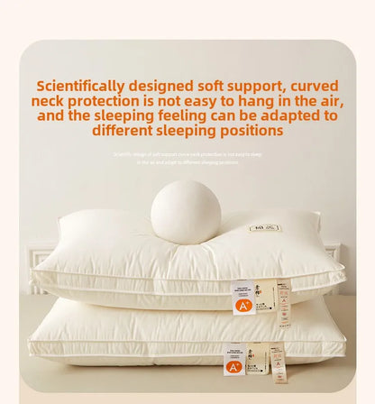 1pc Soft Filling Sleeping Pillows for Home Bed Almohadas Para Dormir High Quality Pillow 48x74cm Washable Neck Cushion.