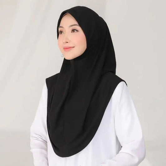 Muslim Islamic Jersey Modal Hijab Scarf Instant Hijabs Headscarfs For Women Long Scarves Head Wrap Shawl Bonnet Hijabe Femme.
