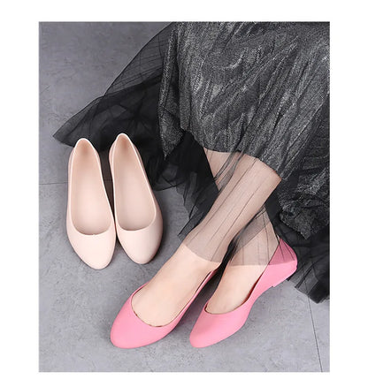 New ladies sandals soft pvc plastic flat non-slip women flat shoes 2022.