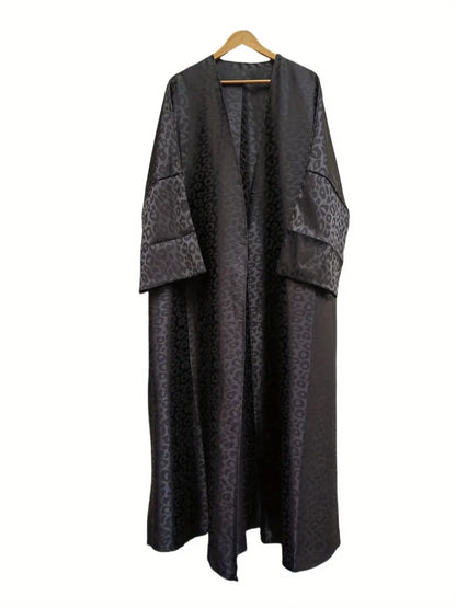 Middle Eastern Loose Abaya Muslim Women Full Sleeve Printed Abayas Casual Kaftans Jilbabs Islamic Maxi Dresses Ethnic Clothing.