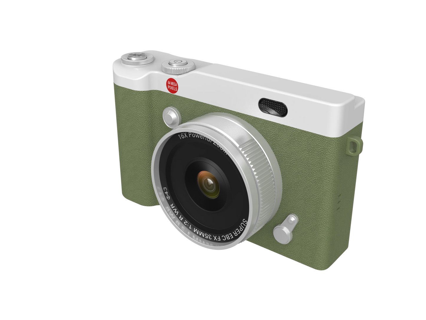 CCD Retro Video Recorder 4K Digital Camera 2.4 Inch 16X Digital Zoom 180° Flip Screen Selfile Compact Digital Photography Camera.