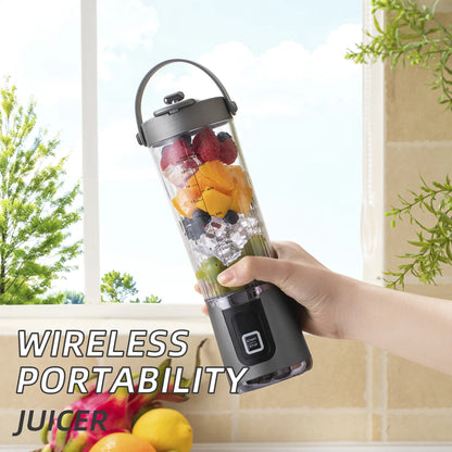 New Electric Juicing Cup Portable Wireless Fruit Blender Mini Multifunctional Kitchen Juicer USB Charging Outdoor Juicing Cup.