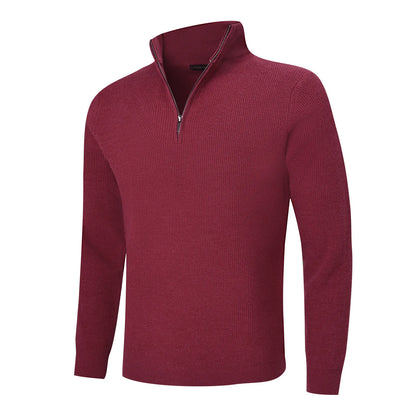 VOBOOM Men's Casual Slim Fit Basic Tops Knitted Lightweight Crewneck Twist Sweaters Turtleneck Pullover Sweater