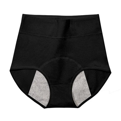 Women's Menstrual Panties Physiological Pants Period Anti-side Leakage Cotton Crotch Breathable High-waisted Belly Underwear.