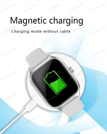 Smart Watch For Android IOS Watches 1.83inch HD Display Bluetooth Call Message Alert Music Sports Mode Smartwatch Men Women Gift.