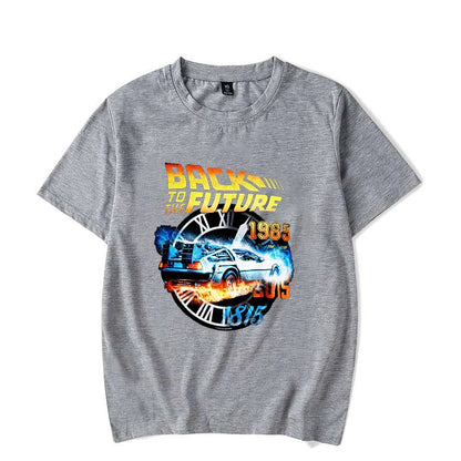 Hot Back To The Future T-Shirt Men Women Fashion Y2k Harajuku T Shirt Summer Cool Short Sleeve Hip Hop Top Tee.