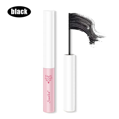 Silk Fiber Black Mascara Makeup Waterproof Lasting Lengthens Eyelashes Extension Non-smudge Anti-sweat Mascara Makeup Cosmetics.