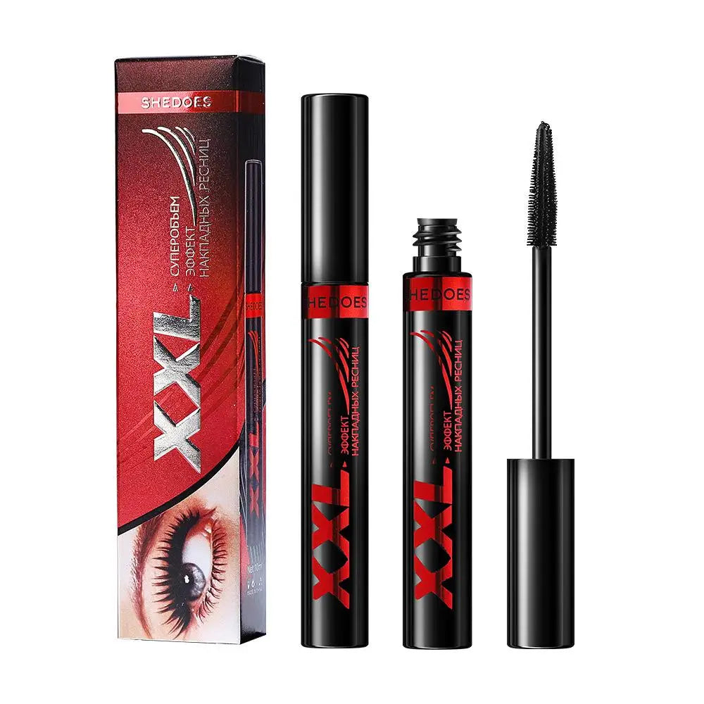 3D Mascara Waterproof Extra Volume Long -lasting Hyper-Curl Lengthening Eyelash Non-smudging Eyelashes Black Mascara Makeup.