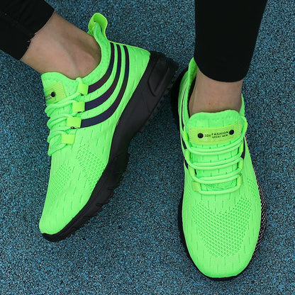 Brand Sports Shoes Breathable Mesh Running Shoes Men's Shock-absorbing Cushion Sports And Leisure Shoes Sneakers For Sale.