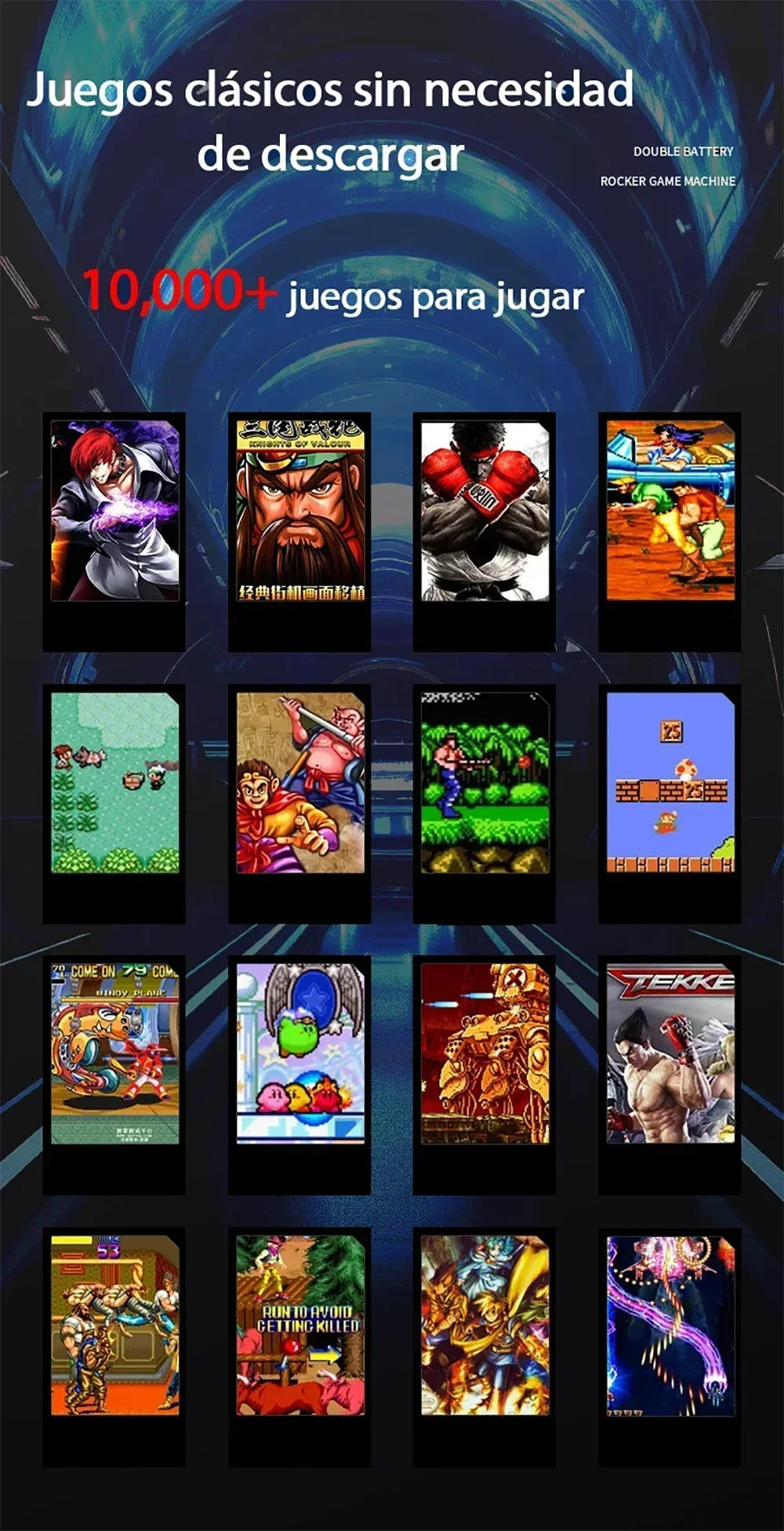 Retro Video Game Console Joystick MT6/M9  Retro Video Game PS1 Double Battle Wireless Controller Console Arcade Game,15000.