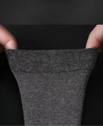 20Pcs/Lot Men's Pure Cotton Socks Plus Size Solid Color Casual Office Business Long Socks Breathable Soft Men's Socks EU39-48.