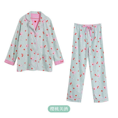 Matching Pajamas 2 Piece Set Women Pj Sets Women 2 Piece Set Outfit 100% Cotton Pajamas for Women Loungwear Set Loose Sleepwear.