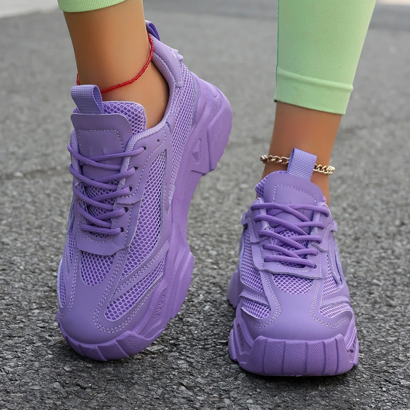 Women Sneakers New Fashion Mesh Breathable Tennis Girl Platform Shoes for Women Outdoor Comfortable Lightweight Sneakers Women.