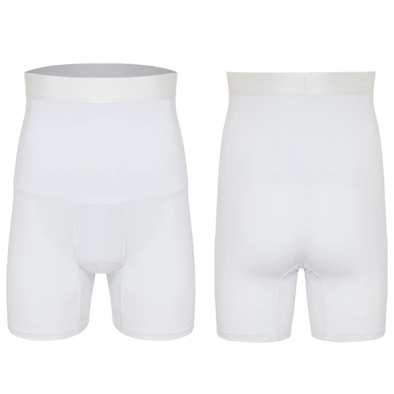 Männer Body Shaper Bauch-steuer Shorts Shapewear Bauch Gürtel Boxer Briefs Hohe Taille Abnehmen Unterwäsche Bein Kompression Höschen