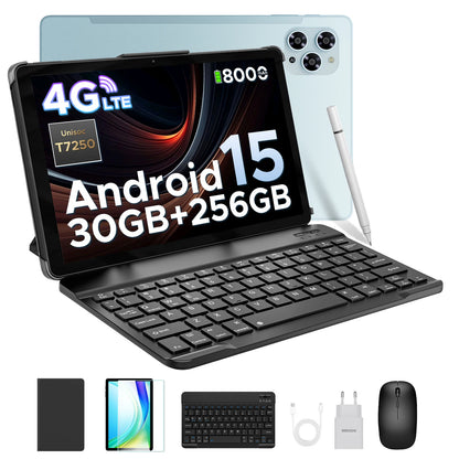 DOOGEE Tab G6 2 IN 1 Smart Tablet PC 11'' Screen Android 15 30GB RAM(6+24) 256GB ROM 8000mAh Battery Dual Speakers Widevine L1