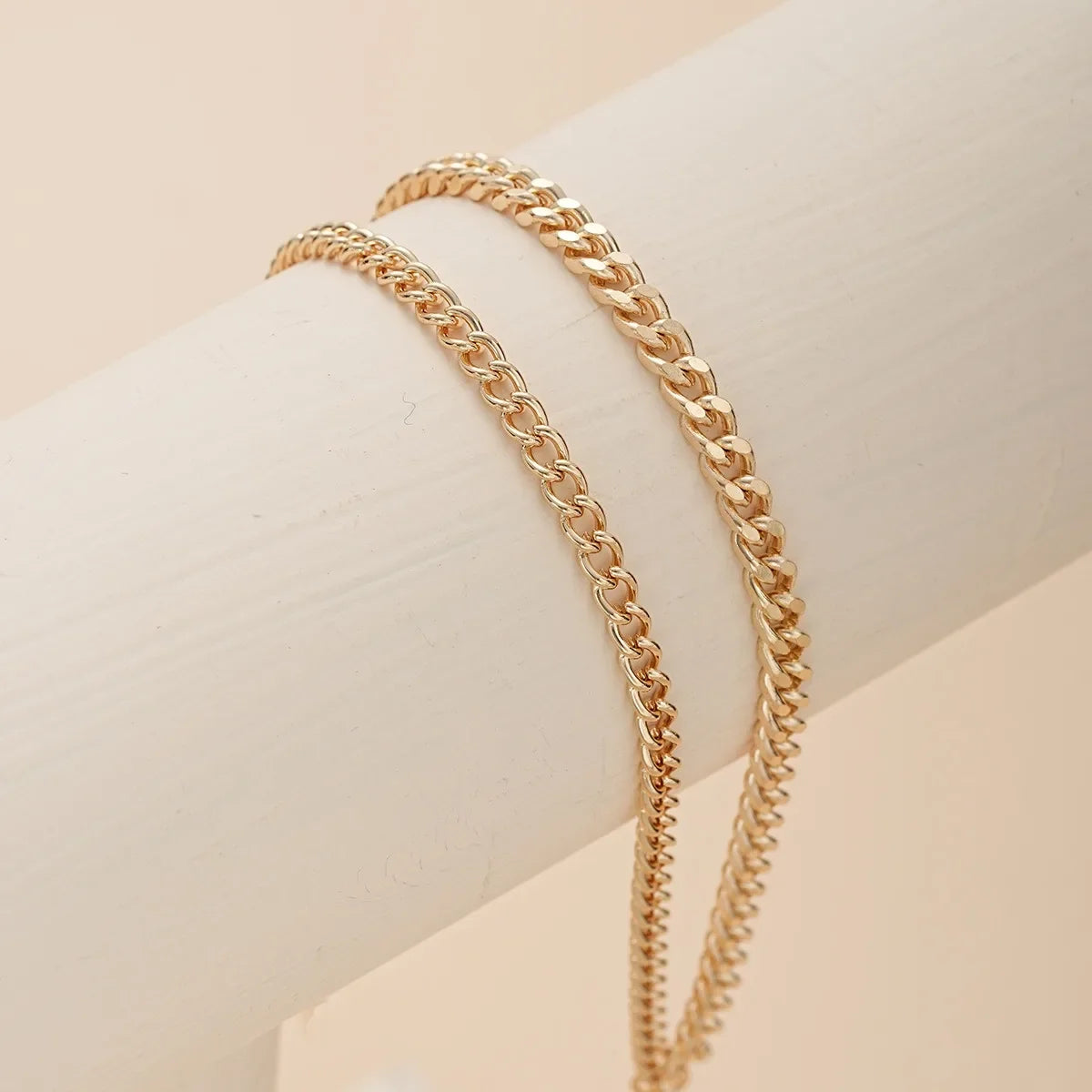 Gold Ankle Bracelets for Women K Gold Plated/Silver Anklets for Women Waterproof Minimalist Cuban Link Anklets Set Gift.