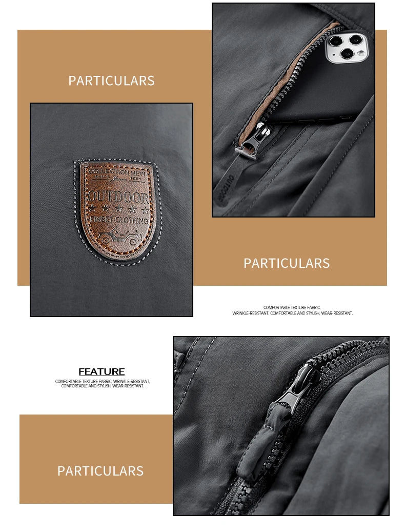 Thick Coat Winter Outdoor Running Sports Windproof Warm Fleece Hooded Cargo Jacket Men Removable Hood Thick Warm Fleece Jacket.