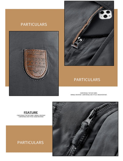 Thick Coat Winter Outdoor Running Sports Windproof Warm Fleece Hooded Cargo Jacket Men Removable Hood Thick Warm Fleece Jacket.