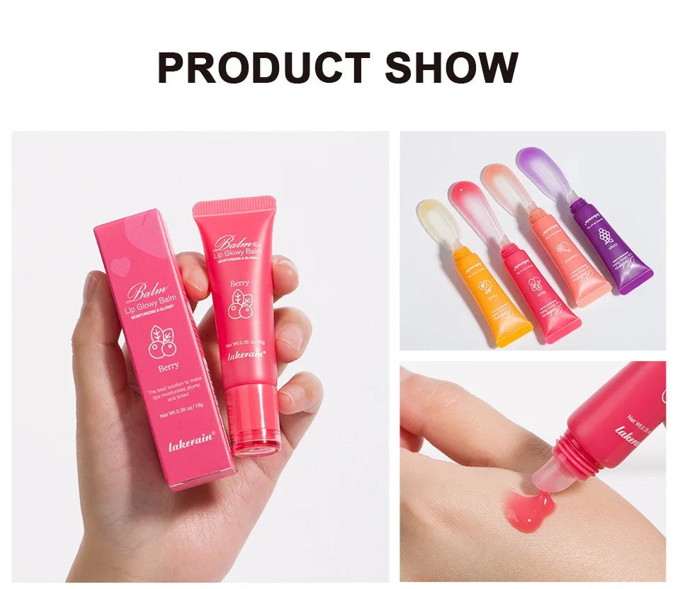 Fruit Honey Moisturizing Lip Oil Sexy Plump Lip Jelly Strawberry Tinted Lip Liquid  Oil Lipgloss Makeup Makeup.
