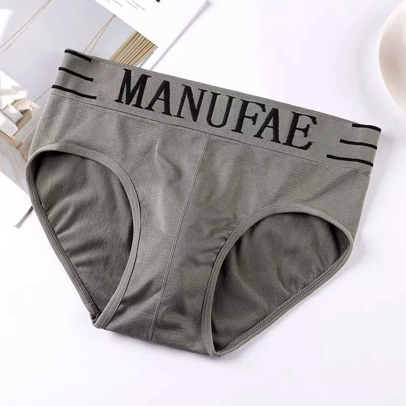 4pcs Mens Sexy Briefs Teenager Sport Underwears Plus Size Fat Men's Underpant Panties Students Breathable Fashion Casual Panties.