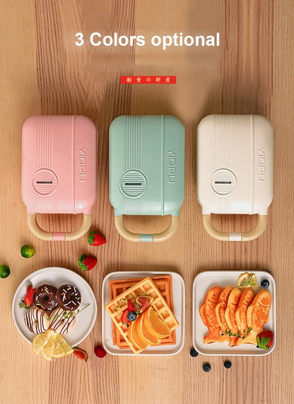 650W Electric Sandwich Maker Waffle Machine Toaster Baker Takoyaki Pancake Donuts Sandwichera Breakfast Machine 220V.