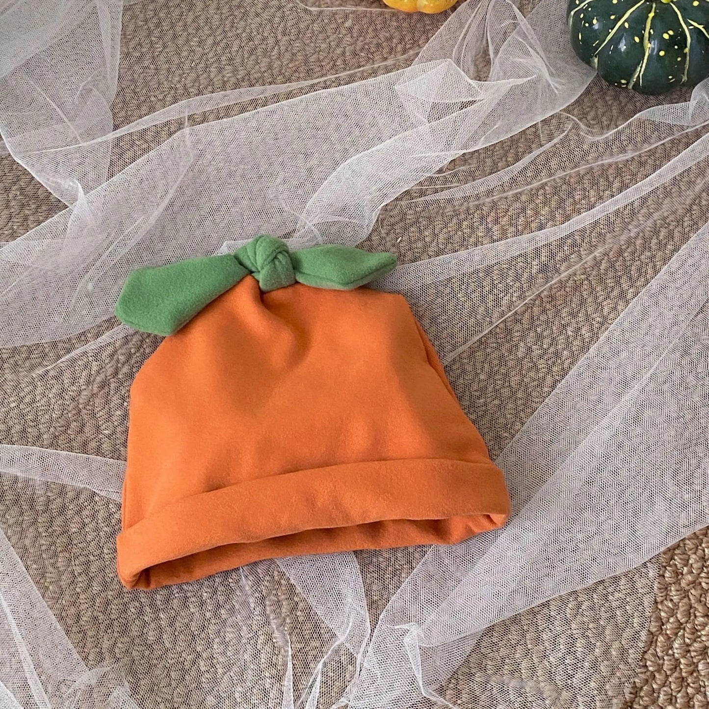 Catton Kürbis Smiley Halloween Baby Neugeborene Kleidung Baumwolle Langarm Strampler mit Hut Zweiteilige Sets Outfits Party Overall.