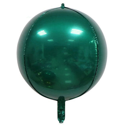 20/10/5Pcs 4D Runde Folienballons 10/18/22 zoll Metall Rose Gold Silber 4D Folienballons Helium Luft Globos Geburtstag Hochzeit Dekor