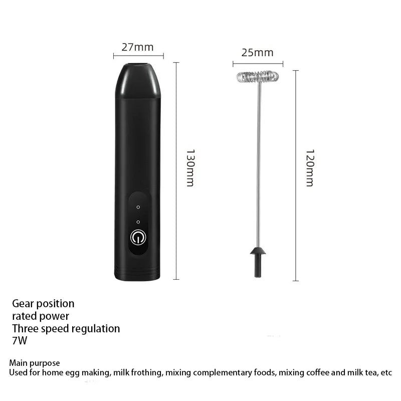 Xiaomi Rechargeable Electric Egg Beater With Stand Bracket 3 Speeds Adjustable Hand Whisk Drink Mixer Milk Frother for Coffee.