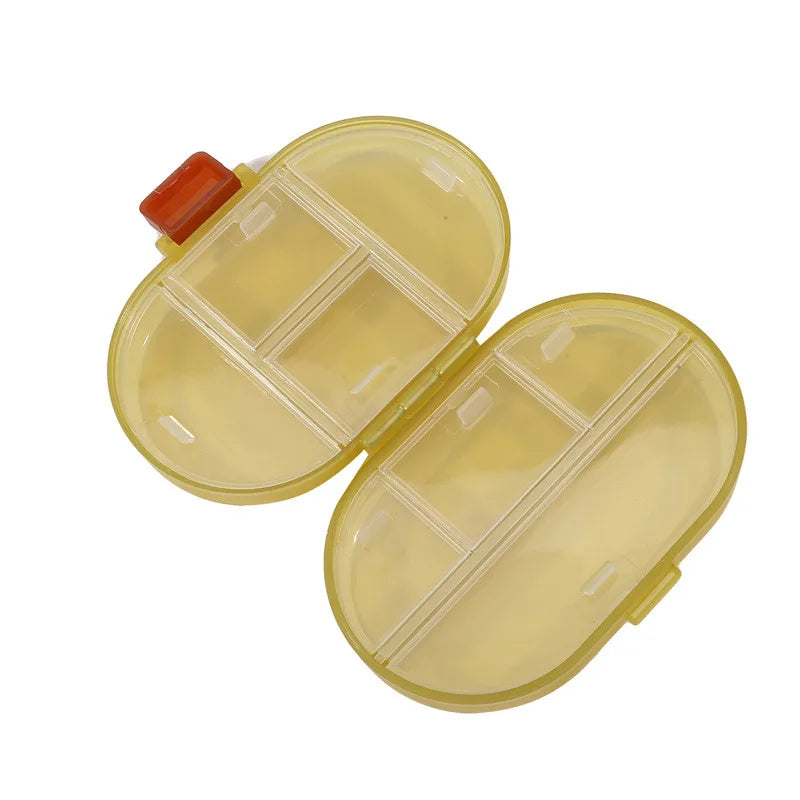 Weekly 6/7/8/10/21 Grids Pill Box Medicine Organizer Black Plastic Storage Box Container Portable Pill Case