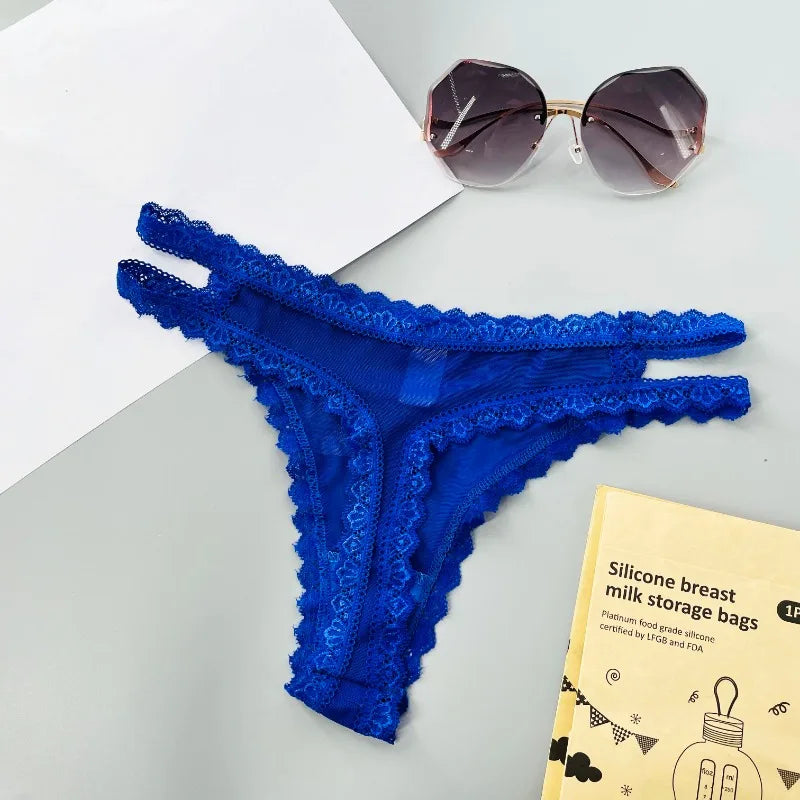 Lace Sexy Mesh Transparent Thong Women Panties Underwear Women Seamless G-String Female Underpants Intimates Lingerie.