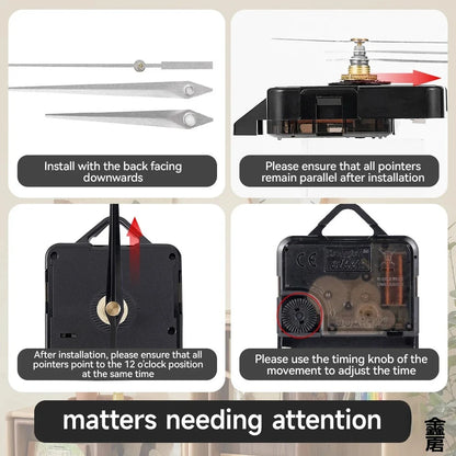 5168 Silent Quartz Clock Movement Motor – DIY-Ersatz-Reparaturmechanismus-Set